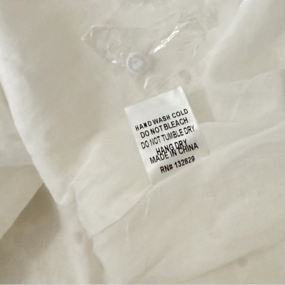 New MIOU MUSE VICI Women’s White Eyelet Ruffle FLORENCE Dress Puff Sleeve Sz S - Picture 10 of 10